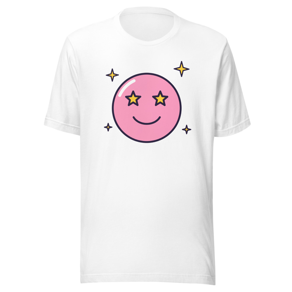 Pink Star Smiley